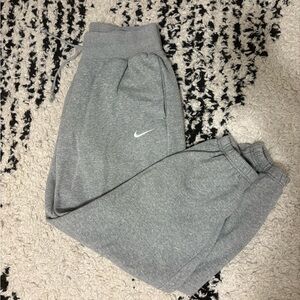 Nike Womens Oversized Gray Joggers
